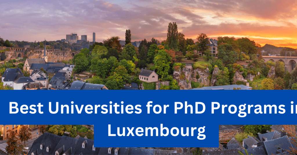 luxembourg university phd programs