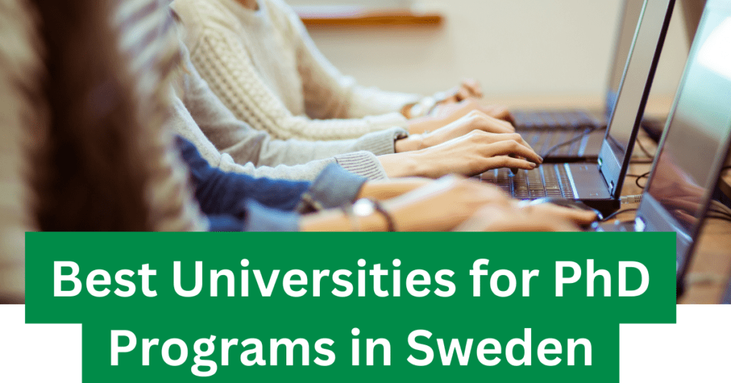 phd programs sweden